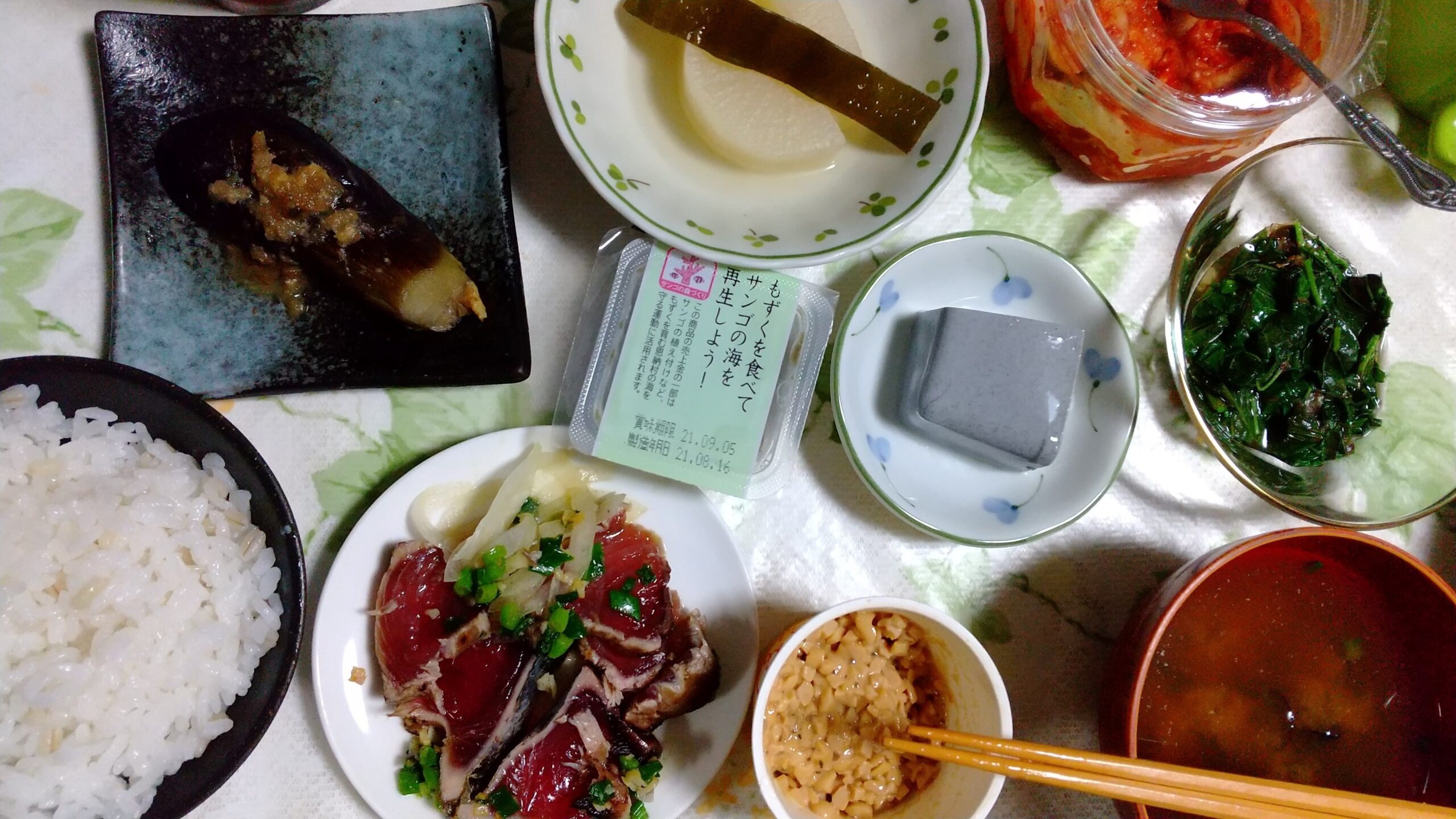 japanese food dinner